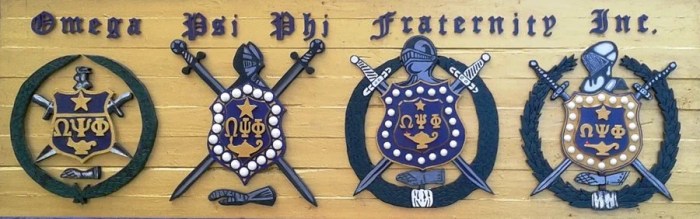 Omega psi phi escutcheon history