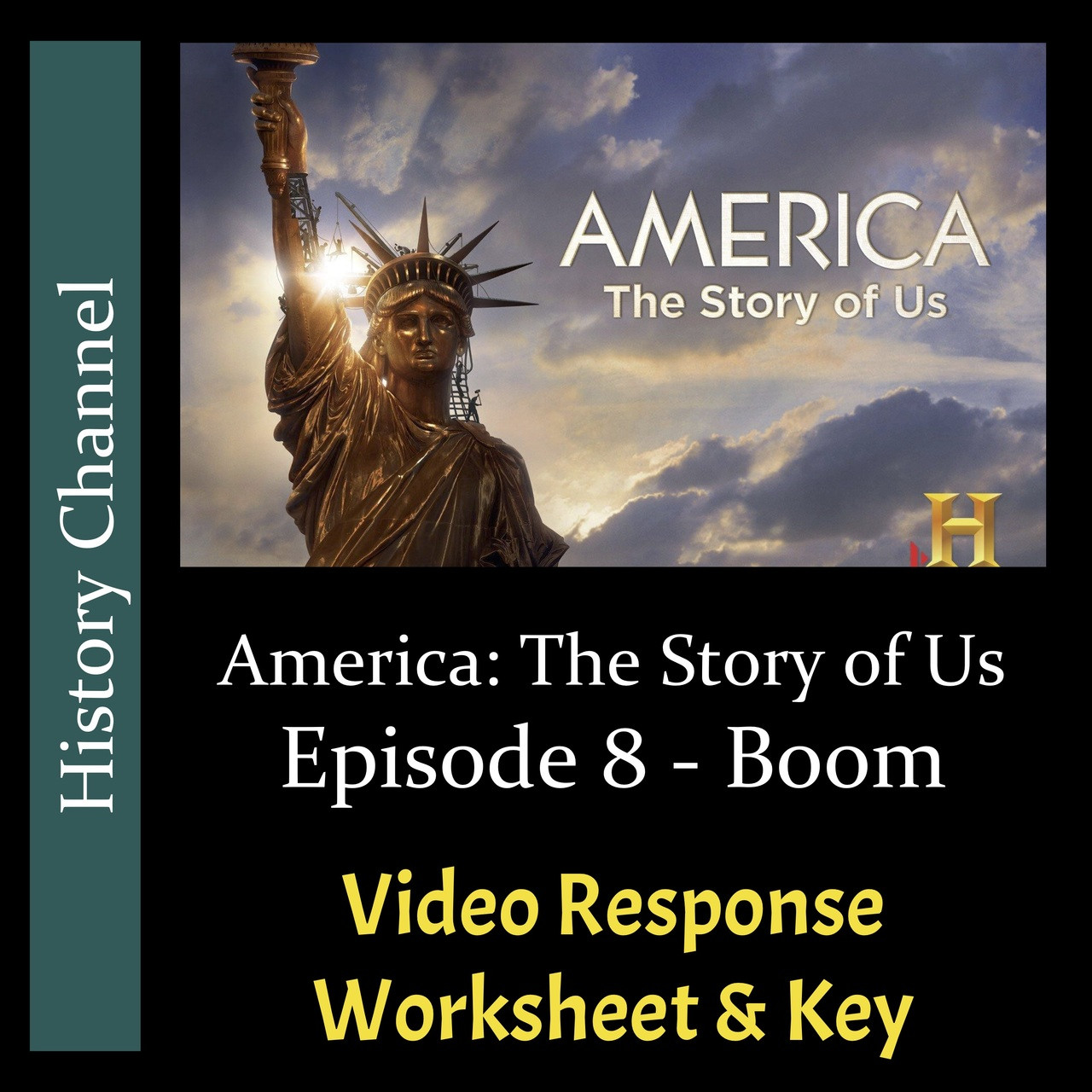 America the story of us boom worksheet