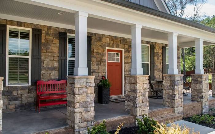 Horizon hermitage handcrafted ledgestone