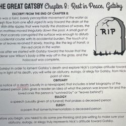 The great gatsby chapter 8 rest in peace gatsby