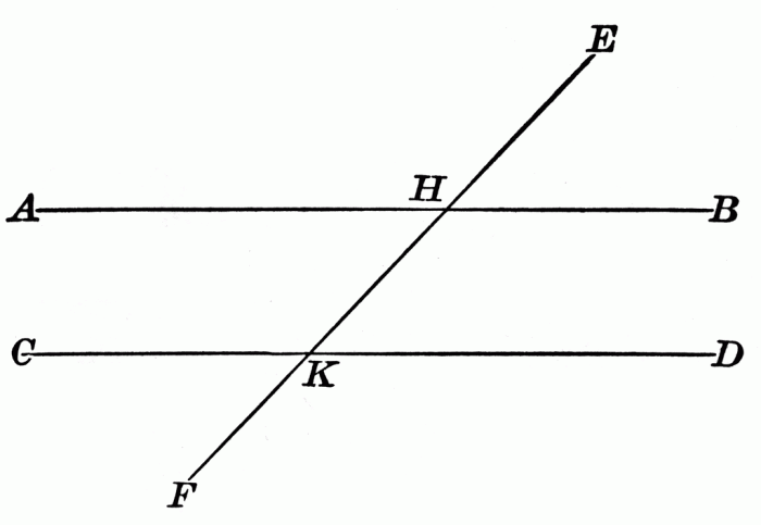 Parallel lines cut by a transversal digital escape