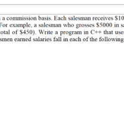 A salesman receives a fixed salary of $500 per week